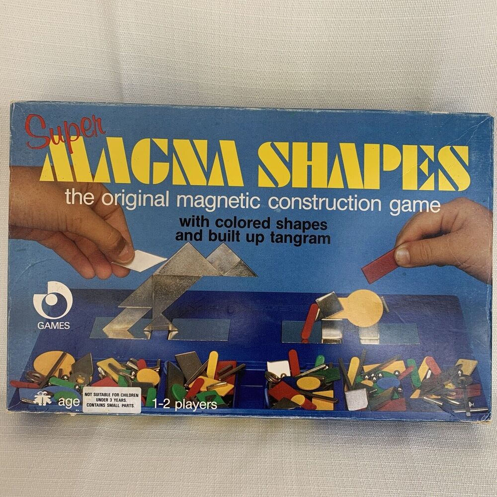 Vintage Super Magna Shapes:‎ The Original Magnetic Construction Game